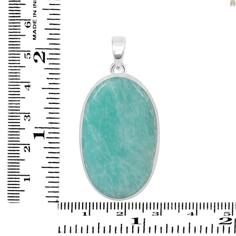 Amazonite Pendant-SP AMZ-1-122