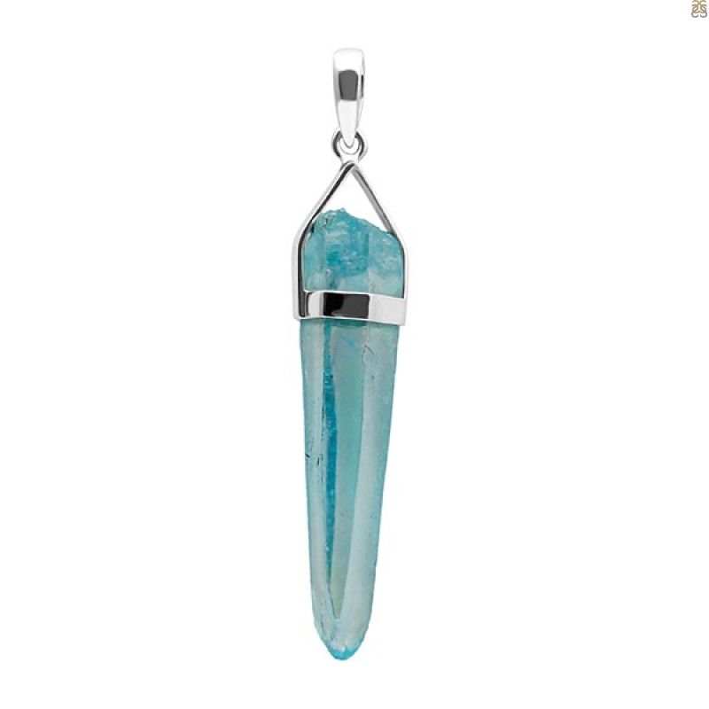Aqua Aura Rod Pendant-SP