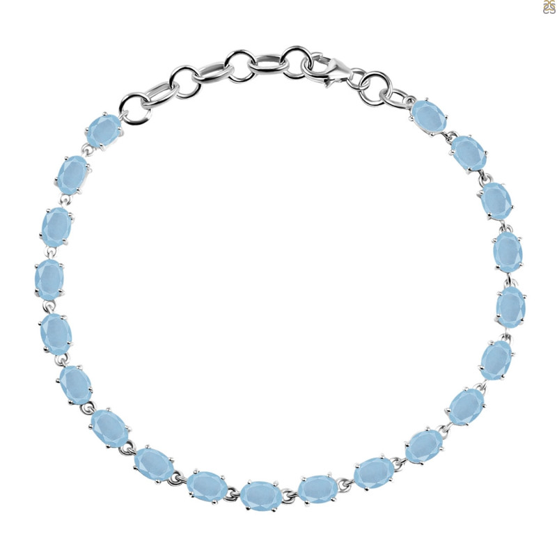 Aquamarine Bracelet AQM-RDB-71-CUT.