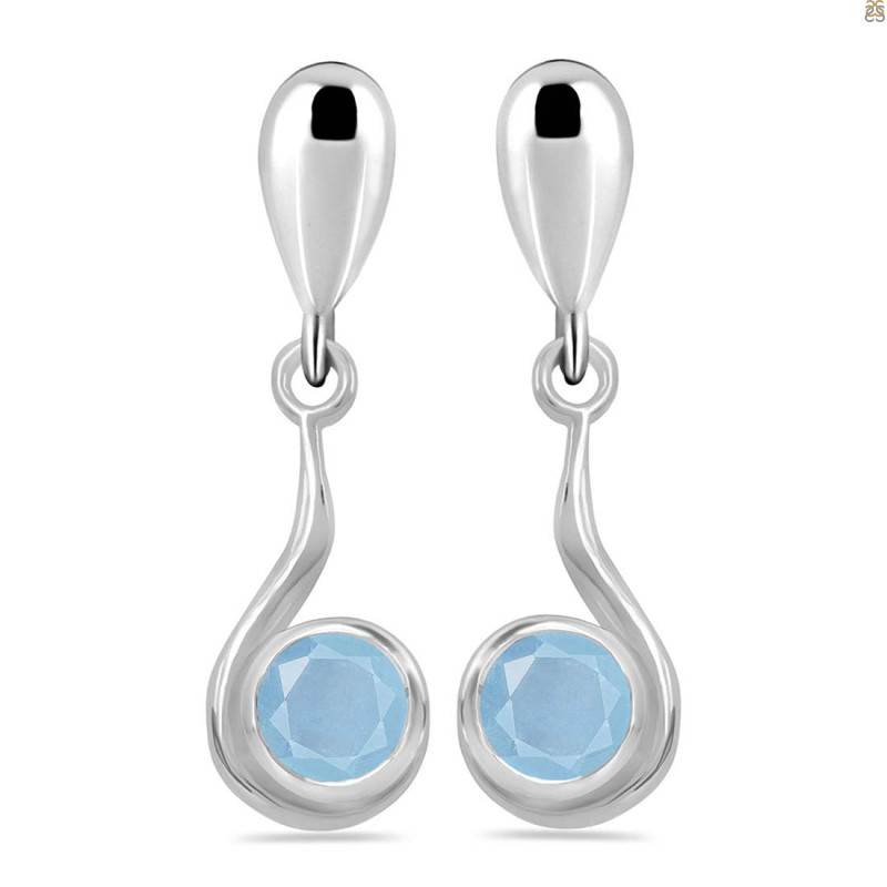 Aquamarine Earring AQM-RDE-18.