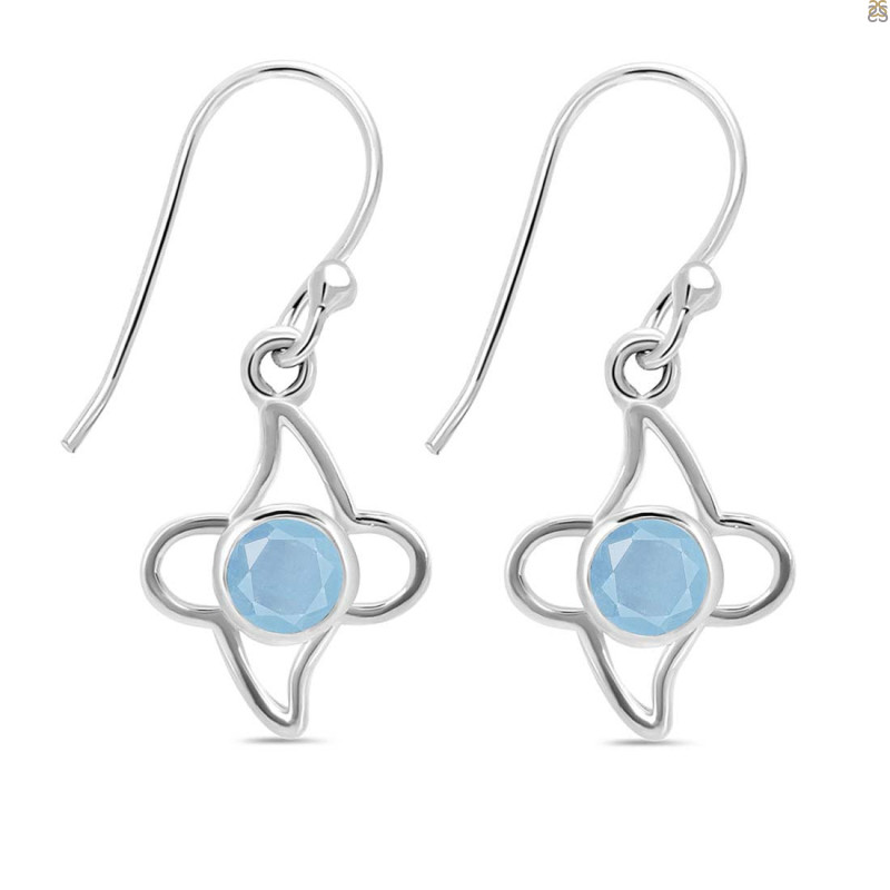 Aquamarine Earring AQM-RDE-20.