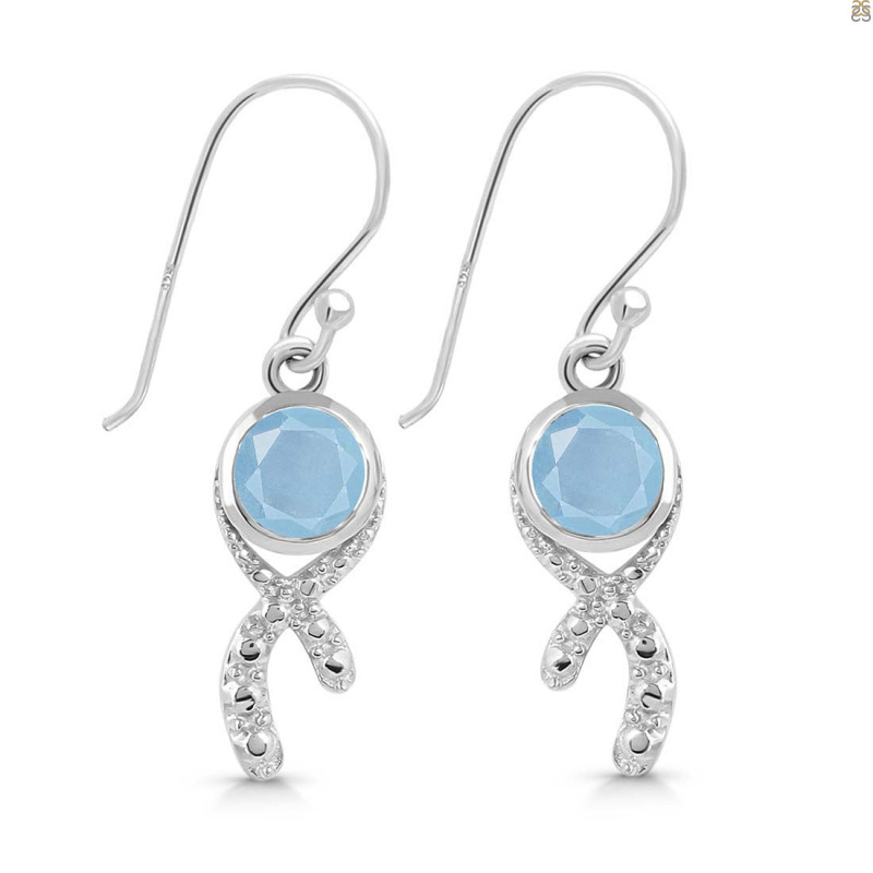 Aquamarine Earring