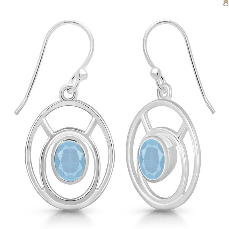 Aquamarine Earring
