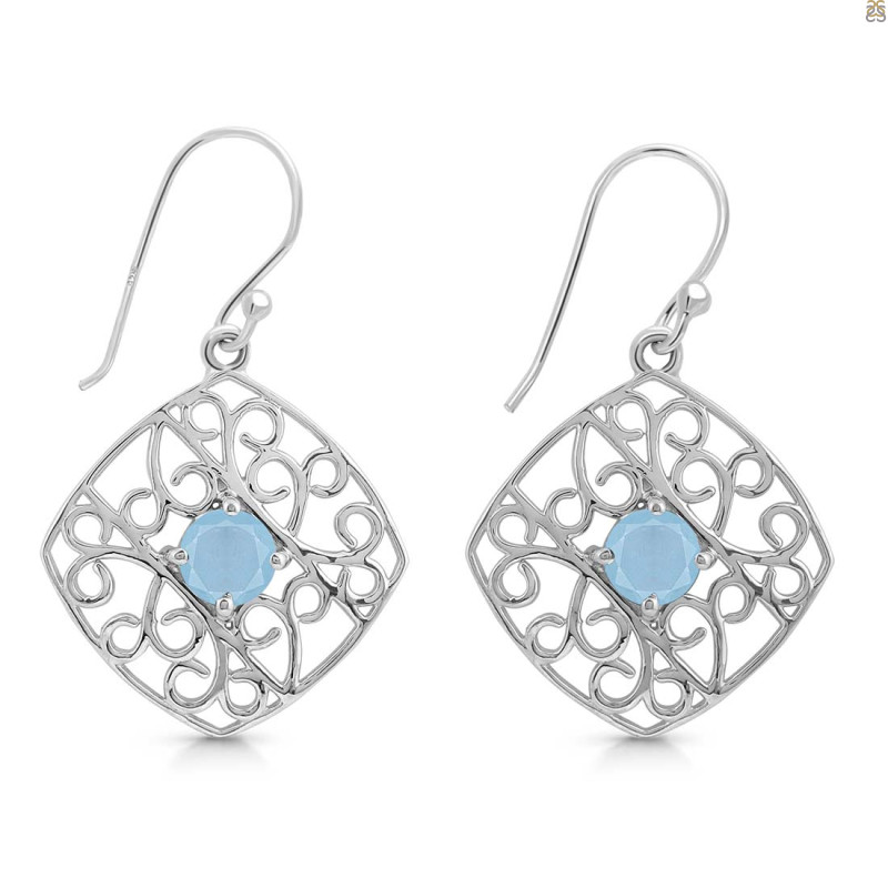 Aquamarine Earring