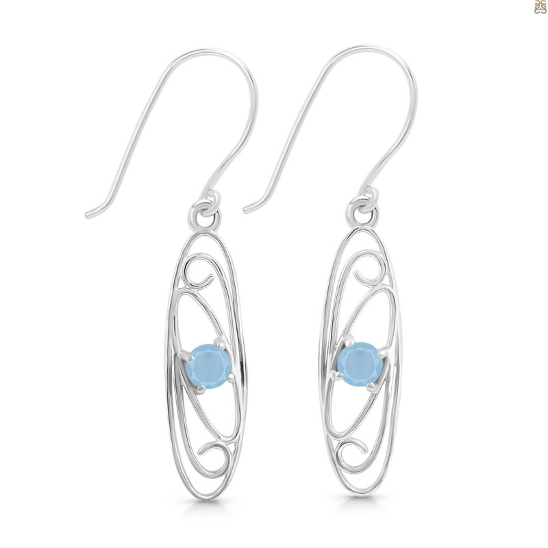 Aquamarine Earring