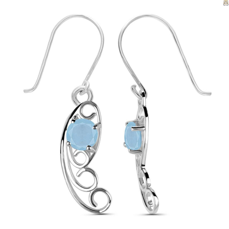 Aquamarine Earring
