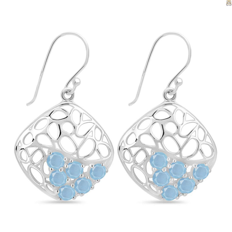 Aquamarine Earring