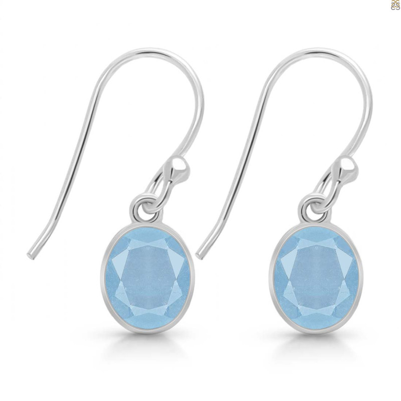 Aquamarine Earring AQM-RDE-547.