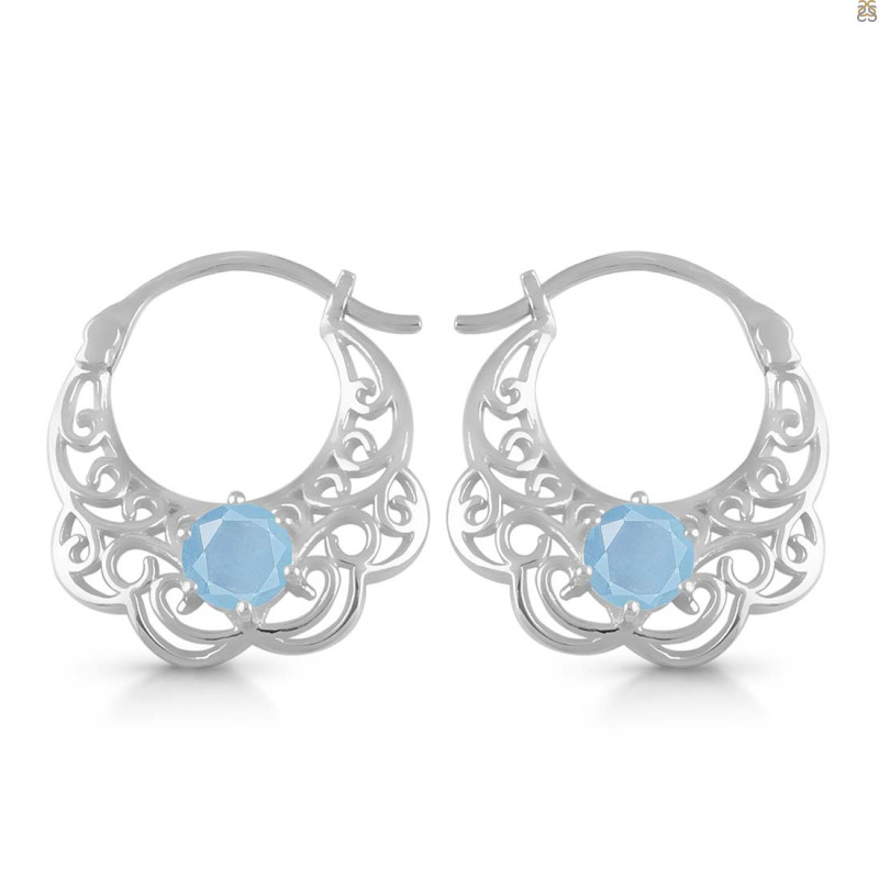 Aquamarine Earring
