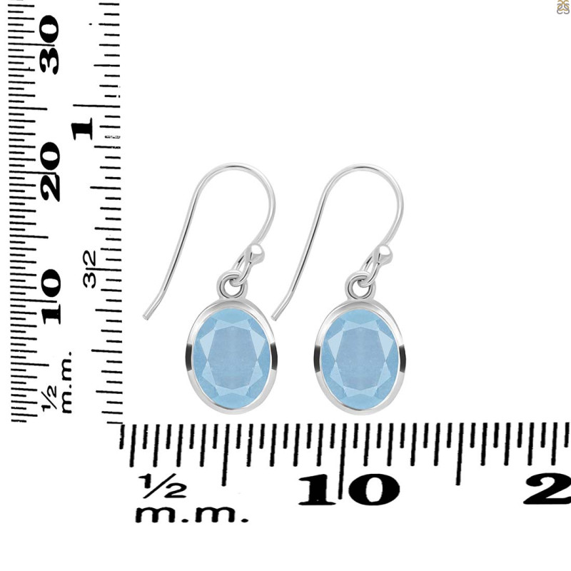 Aquamarine Earring AQM-RDE-561.