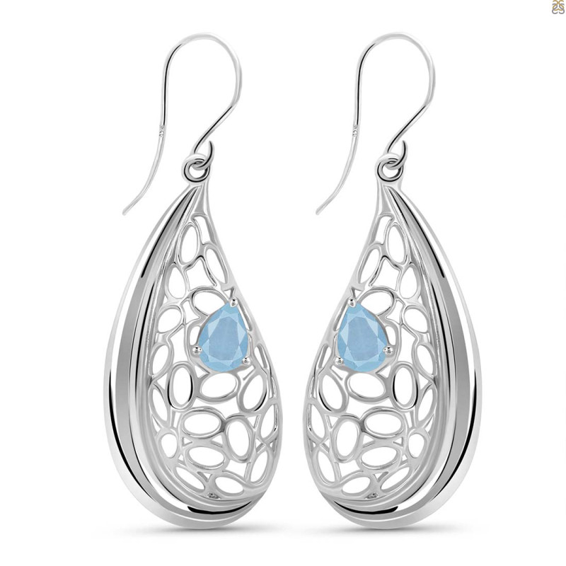 Aquamarine Earring AQM-RDE-66.
