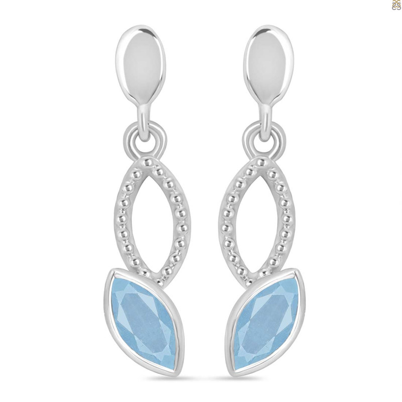 Aquamarine Earring AQM-RDE-70.