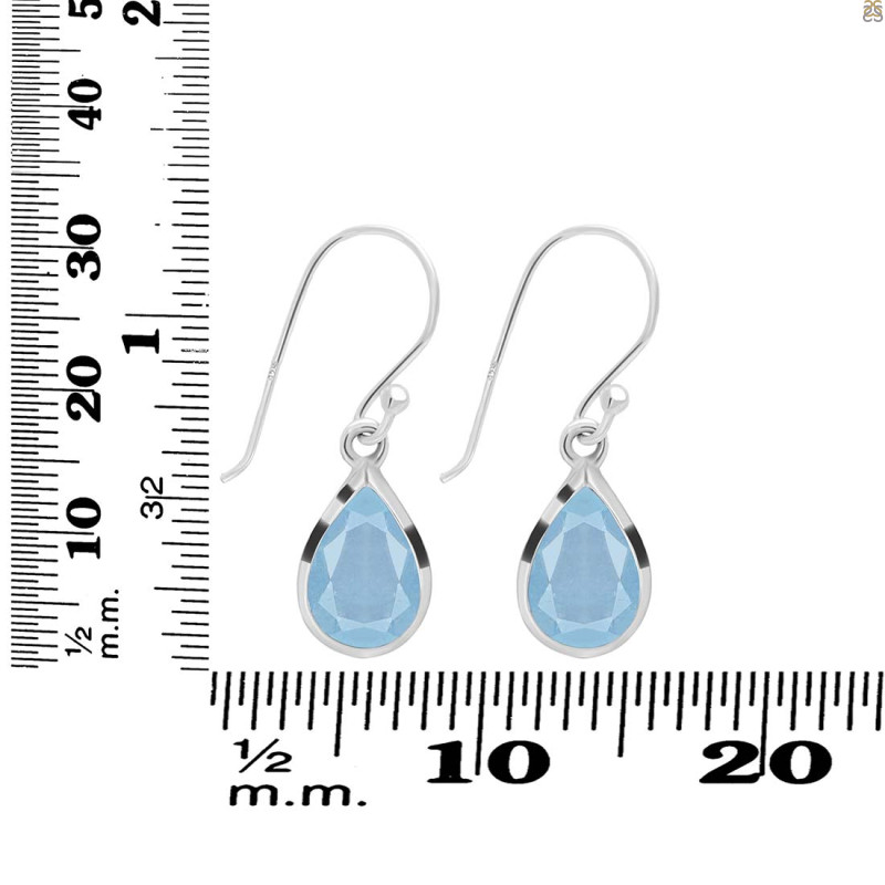 Aquamarine Earring AQM-RDE-707.