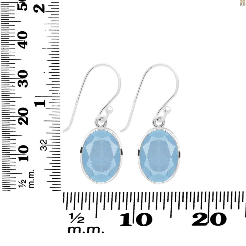 Aquamarine Earring AQM-RDE-709.