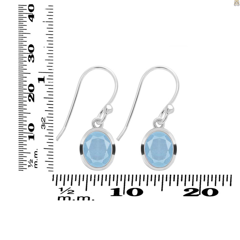 Aquamarine Earring AQM-RDE-713.