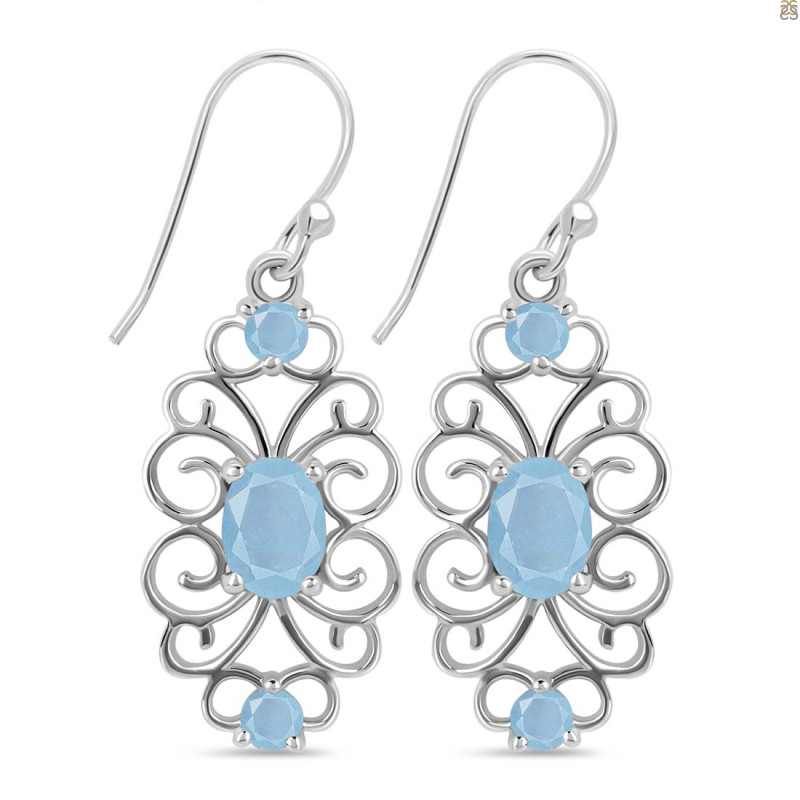 Aquamarine Earring