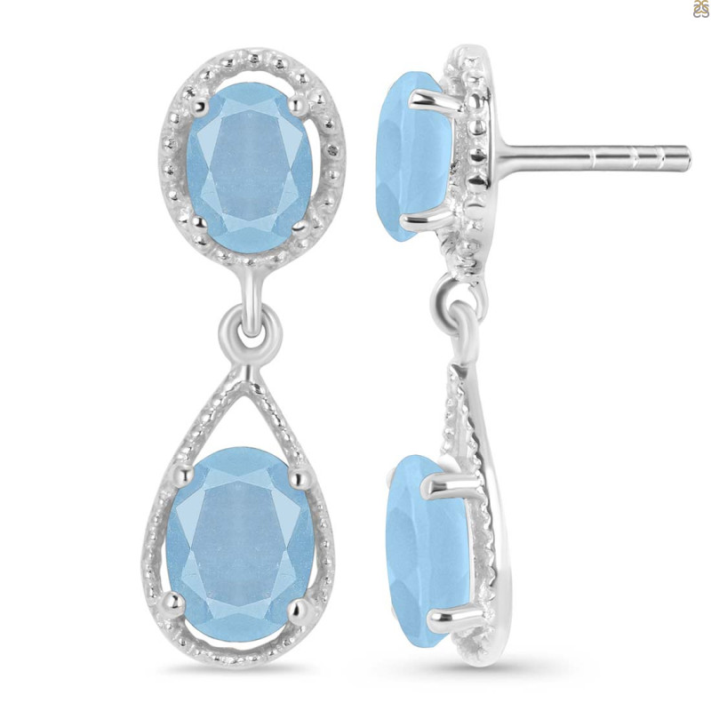 Aquamarine Earring