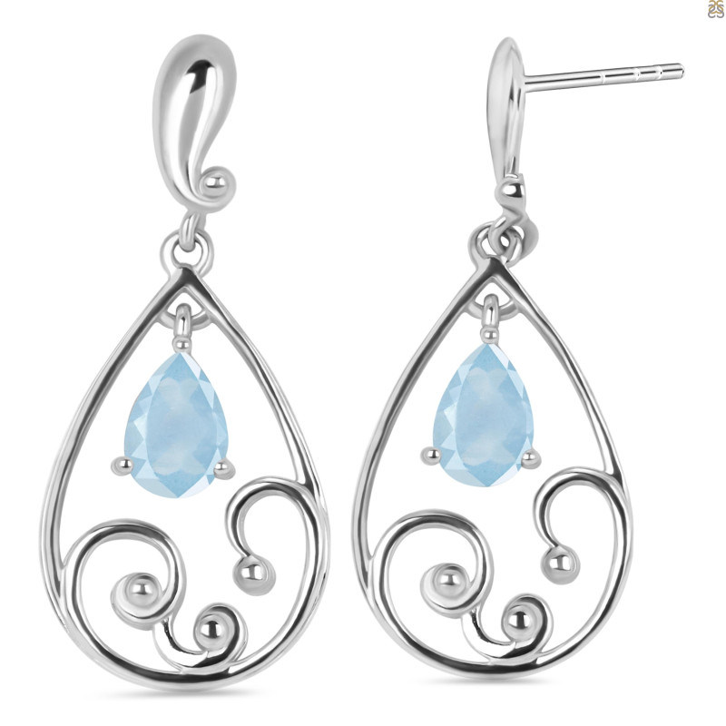 Aquamarine Earring