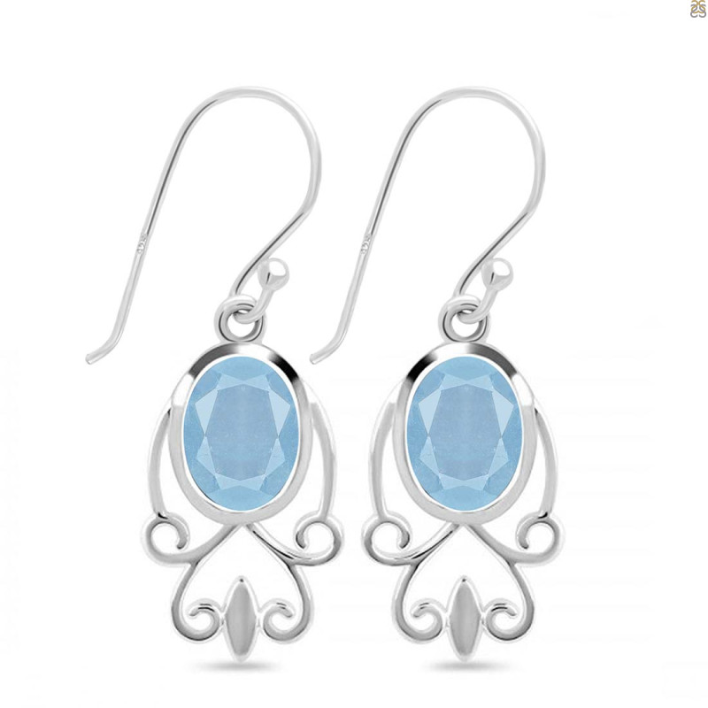 Aquamarine Earring