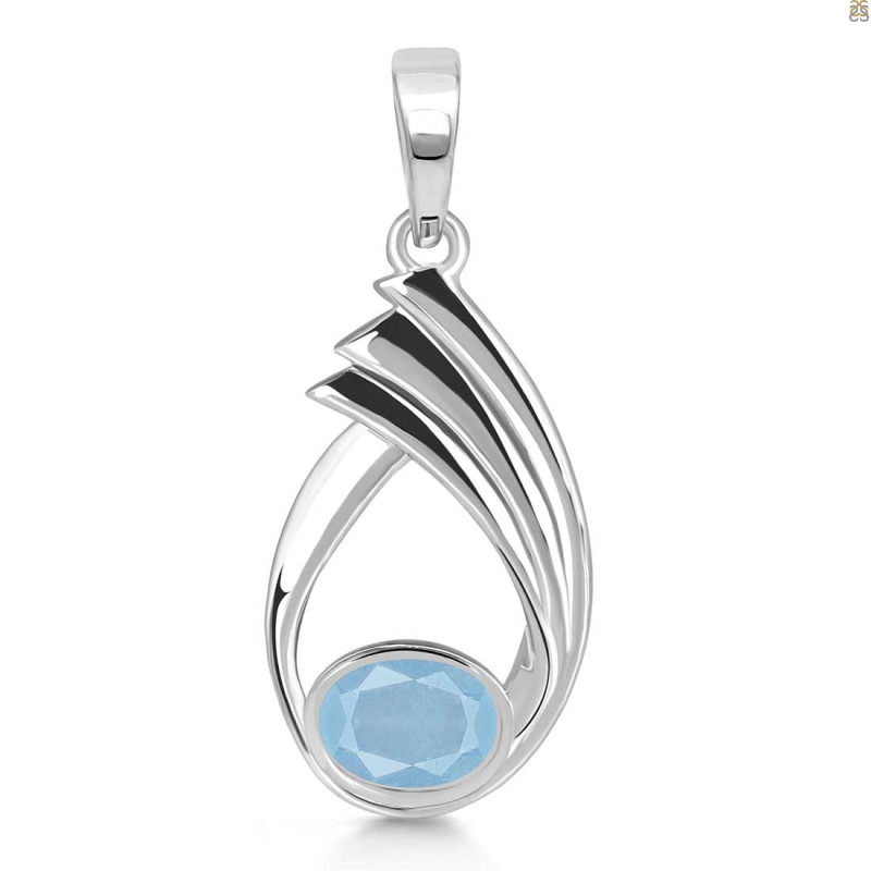 Aquamarine Pendant AQM-RDP-131.
