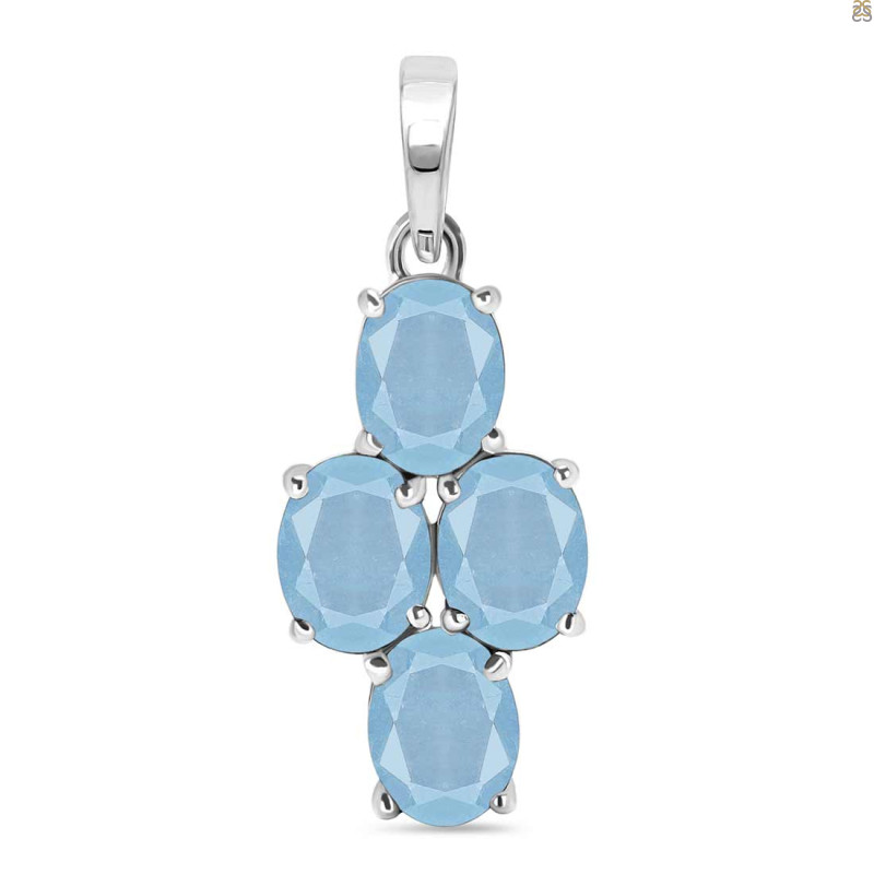 Aquamarine Pendant AQM-RDP-383.