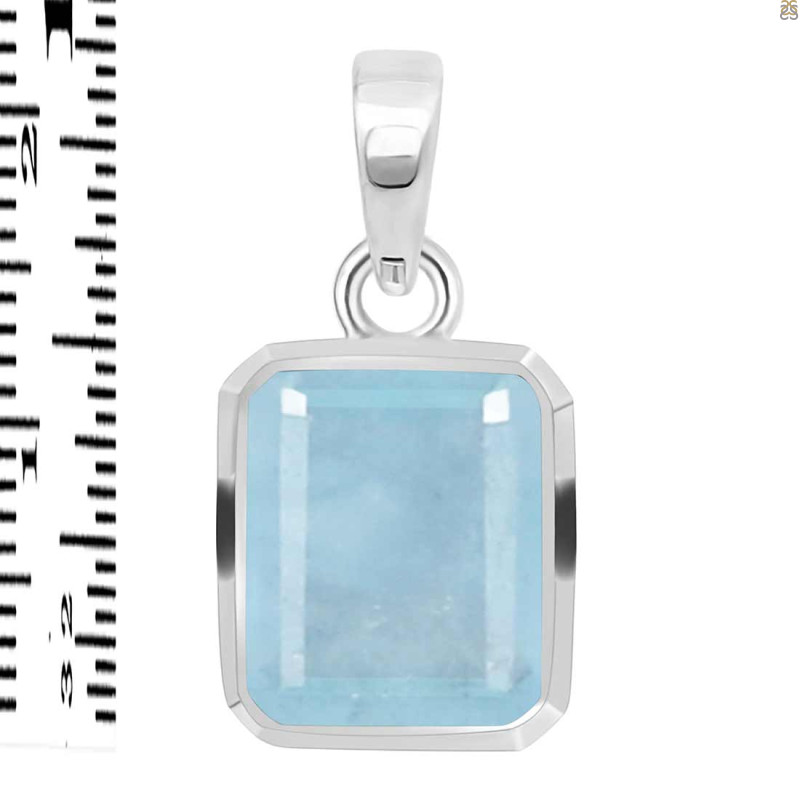 Aquamarine Pendant AQM-RDP-462.
