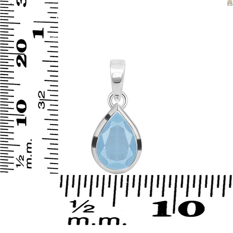 Aquamarine Pendant AQM-RDP-468.