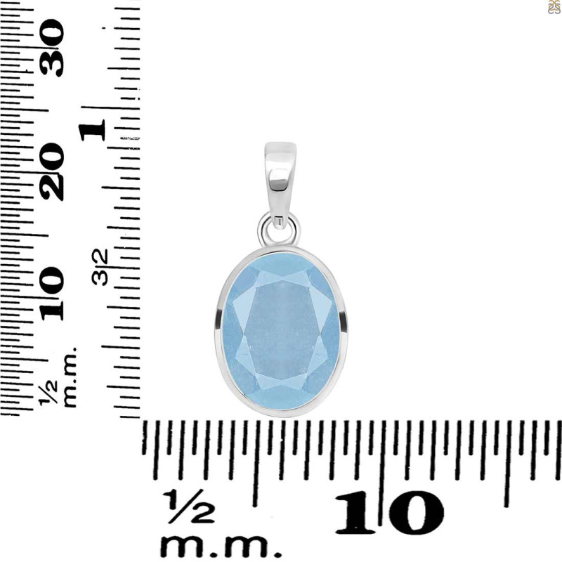 Aquamarine Pendant AQM-RDP-471.