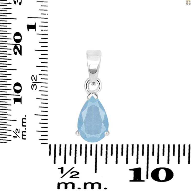 Aquamarine Pendant AQM-RDP-757.