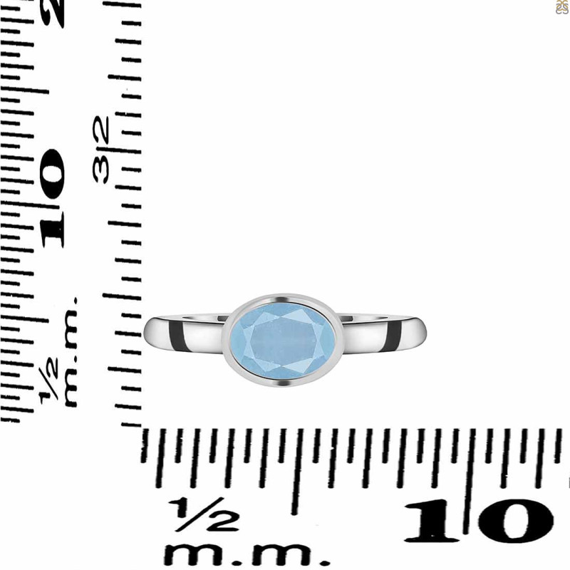 Aquamarine Ring AQM-RDR-4026.