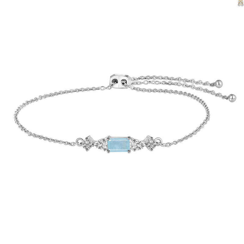Aquamarine Bracelet AQM-RDB-149