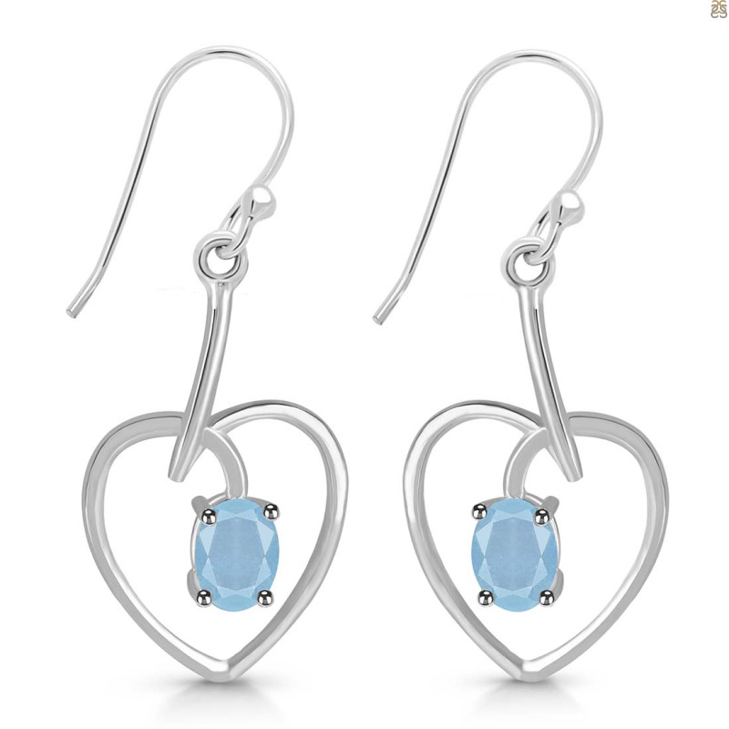 Aquamarine Earring AQM-RDE-441.