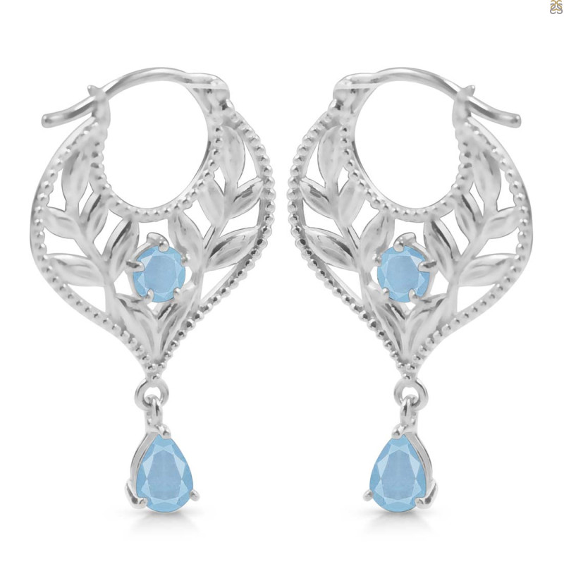 Aquamarine Earring