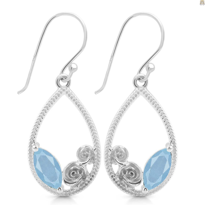 Aquamarine Earring