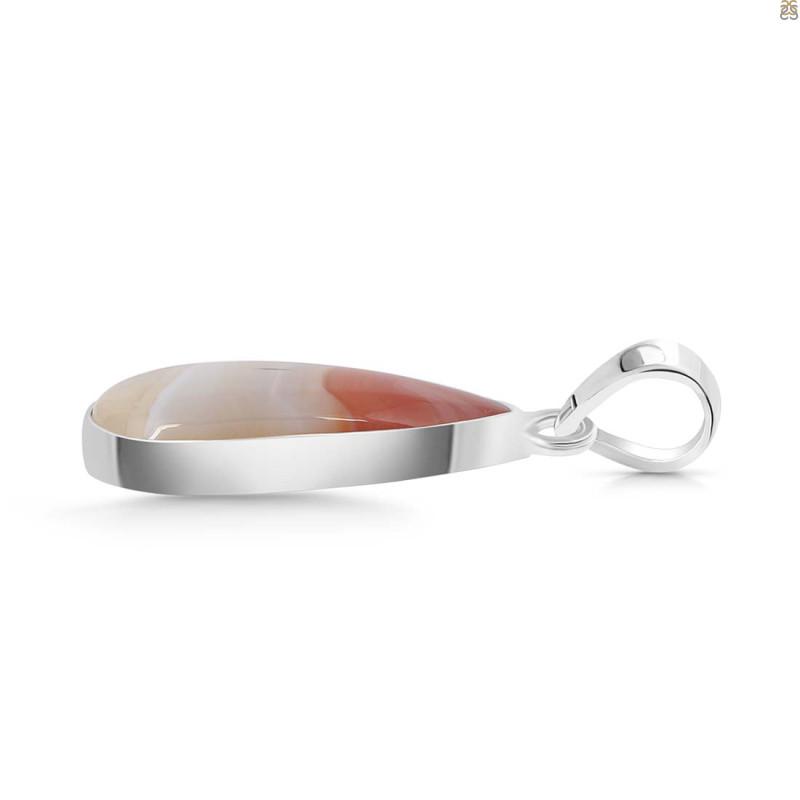 Banded Agate Pendant-SP BAG-1-4