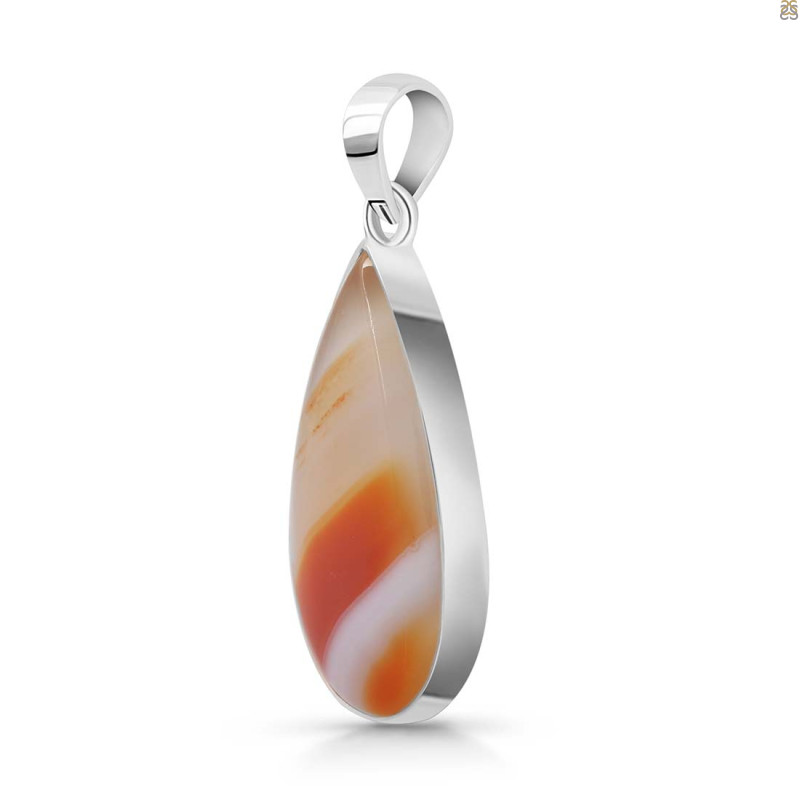 Banded Agate Pendant-SP BAG-1-7
