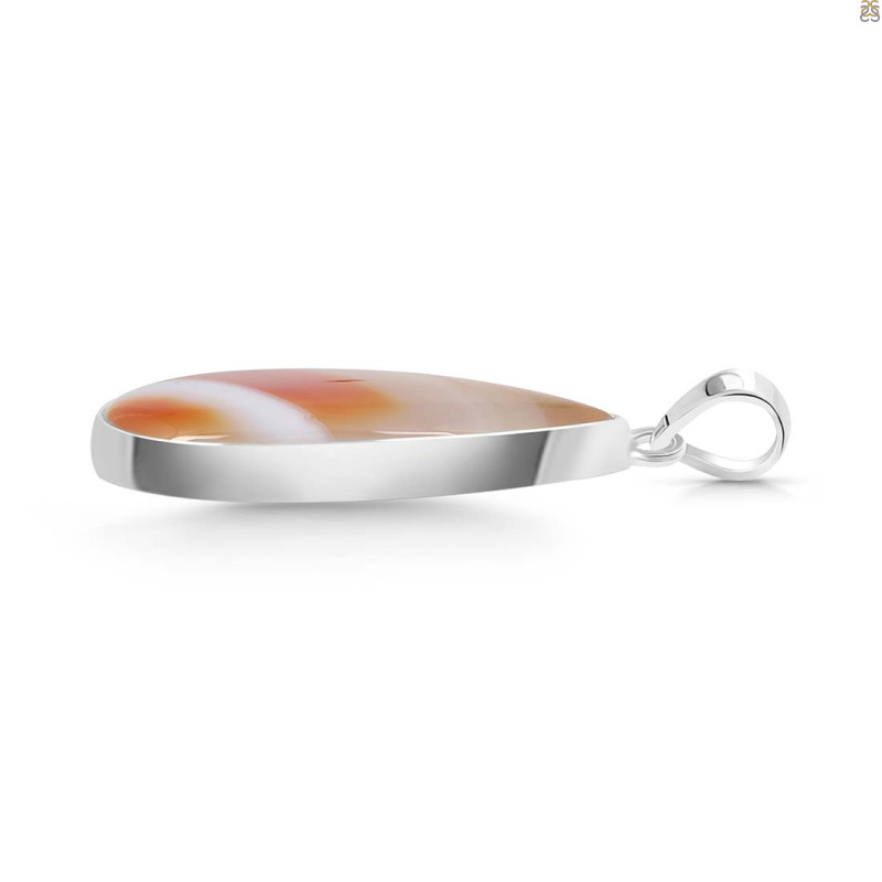 Banded Agate Pendant-SP BAG-1-7