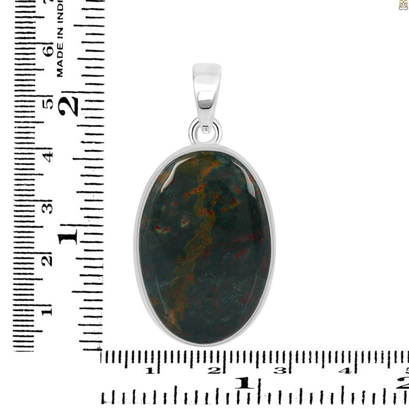 Blood Stone Pendant-SP BDS-1-113