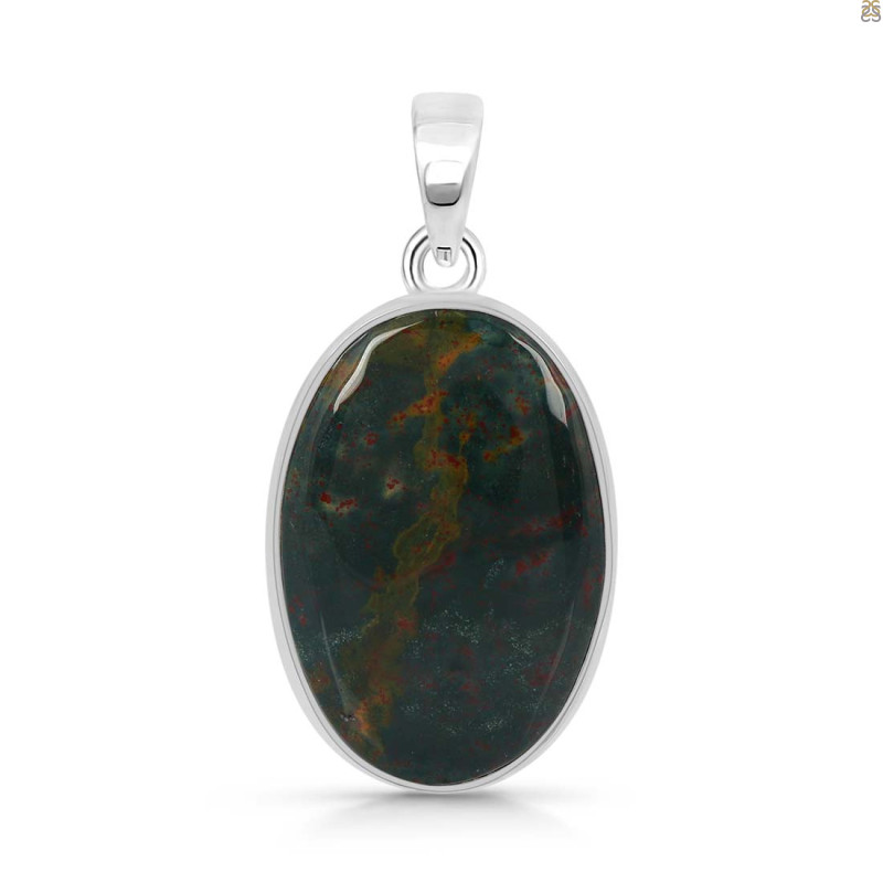 Blood Stone Pendant-SP BDS-1-113