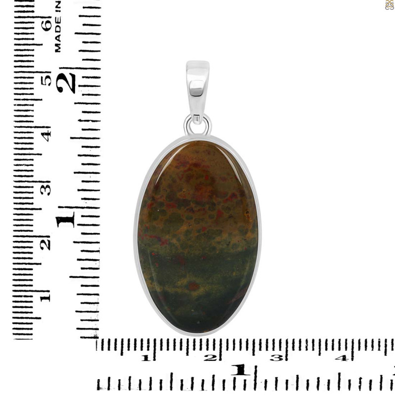 Blood Stone Pendant-SP BDS-1-114