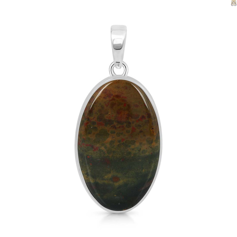 Blood Stone Pendant-SP BDS-1-114