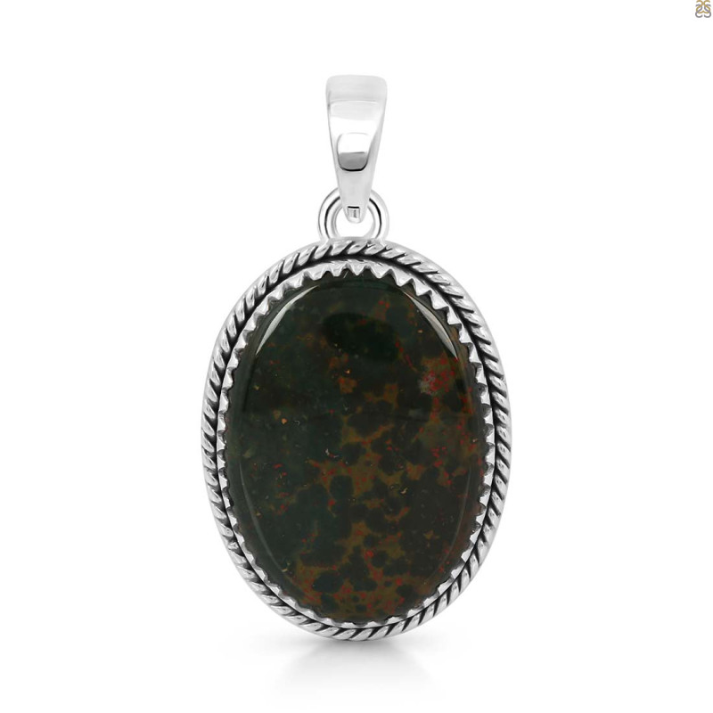Bloodstone Pendant-SP BDS-1-22