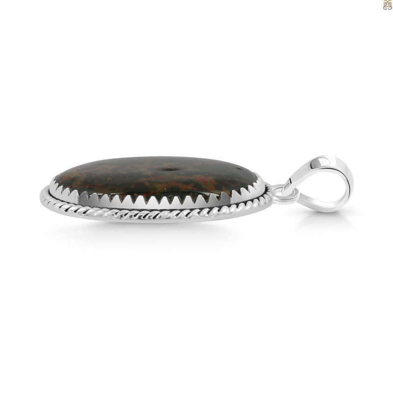 Bloodstone Pendant-SP BDS-1-22