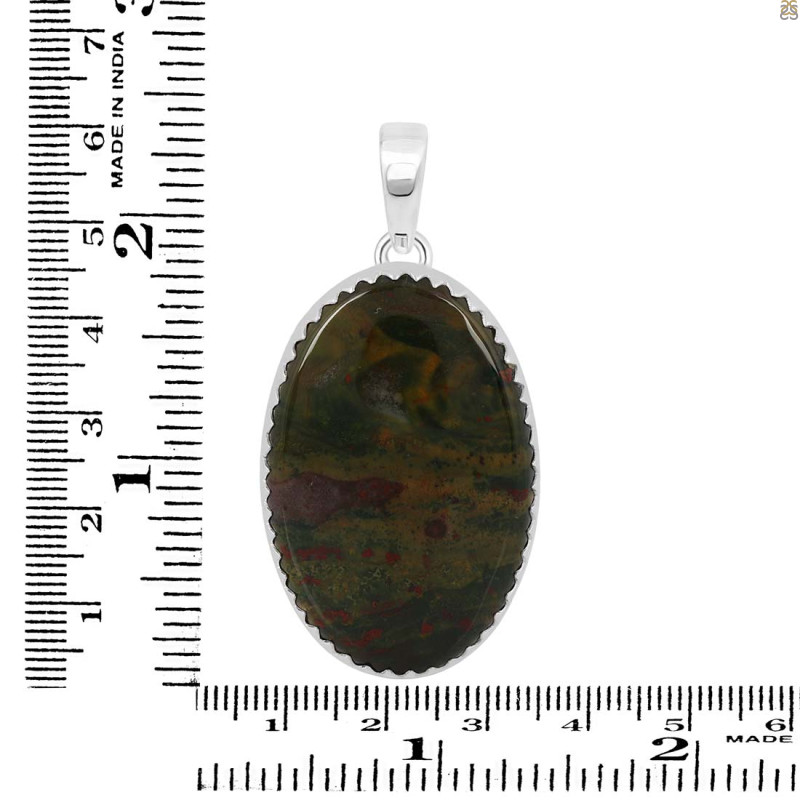 Bloodstone Pendant-SP BDS-1-32