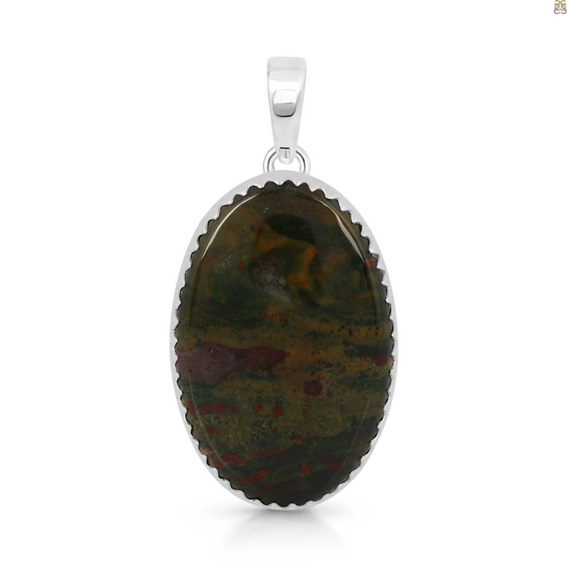 Bloodstone Pendant-SP BDS-1-32