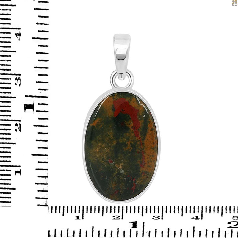 Bloodstone Pendant-SP BDS-1-39