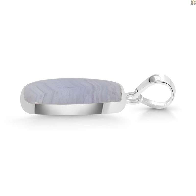 Blue Lace Agate Pendant-SP BLA-1-81