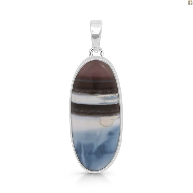 Blue Opal Pendant-SP BLO-1-13