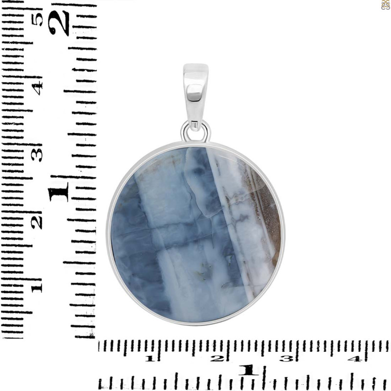 Blue Opal Pendant-SP BLO-1-14