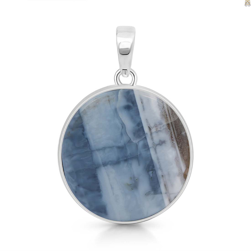 Blue Opal Pendant-SP BLO-1-14
